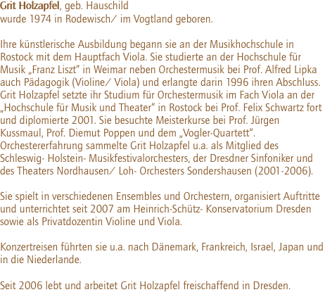 Grit Holzapfel, geb. Hauschild 
